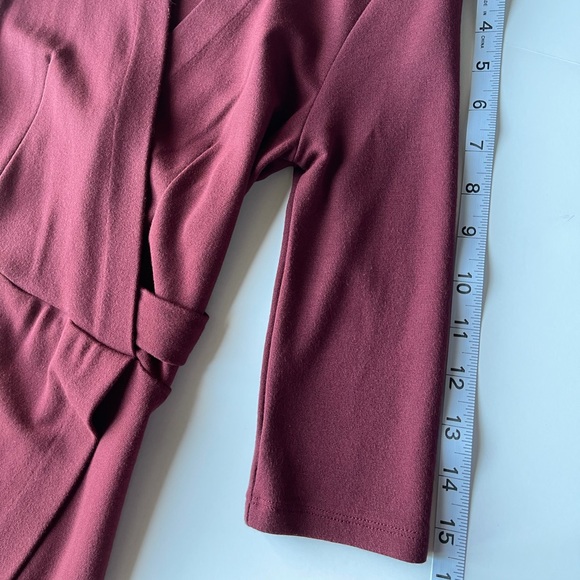 TOPSHOP WRAP STYLE DRESS WITH 3/4 SLEEVES - Picture 17 of 17